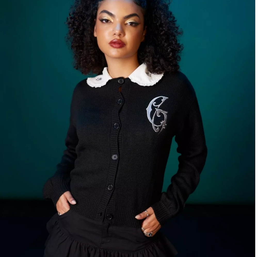 Disney's The Haunted Mansion Gracey Cardigan NWT